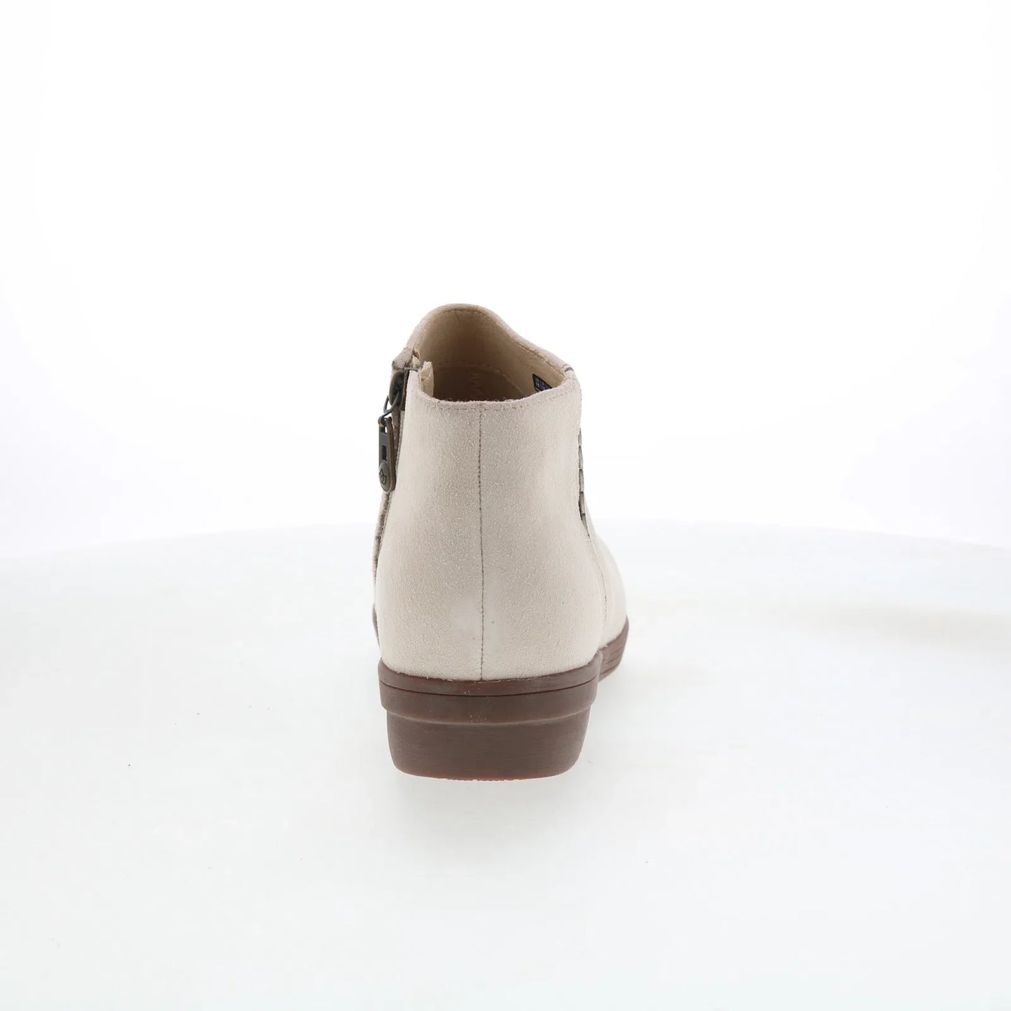 Spenco Manor Boot SP1045CRM Womens Beige Wide Suede Ankle & Booties Boots