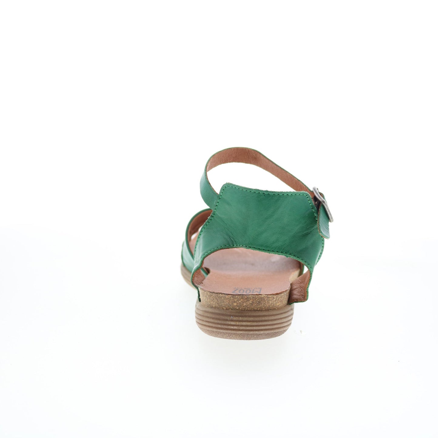Miz Mooz Marabel Womens Green Leather Hook & Loop Strap Sandals Shoes