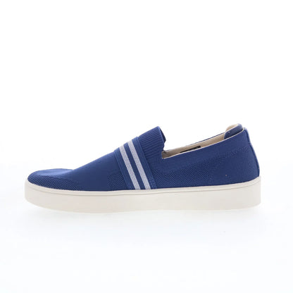 Spenco Marine Slip-On SP1091DNY Womens Blue Canvas Lifestyle Sneakers Shoes