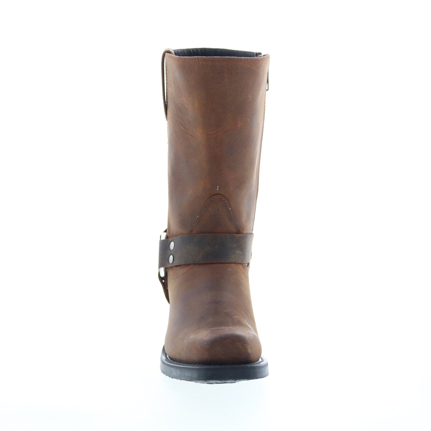 Jama Old West Harness Boot MB2060L Womens Brown Leather Western Boots