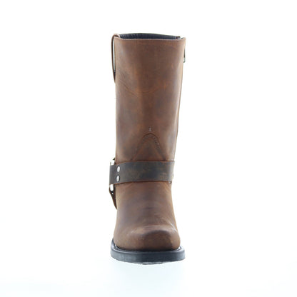 Jama Old West Harness Boot MB2060L Womens Brown Leather Western Boots