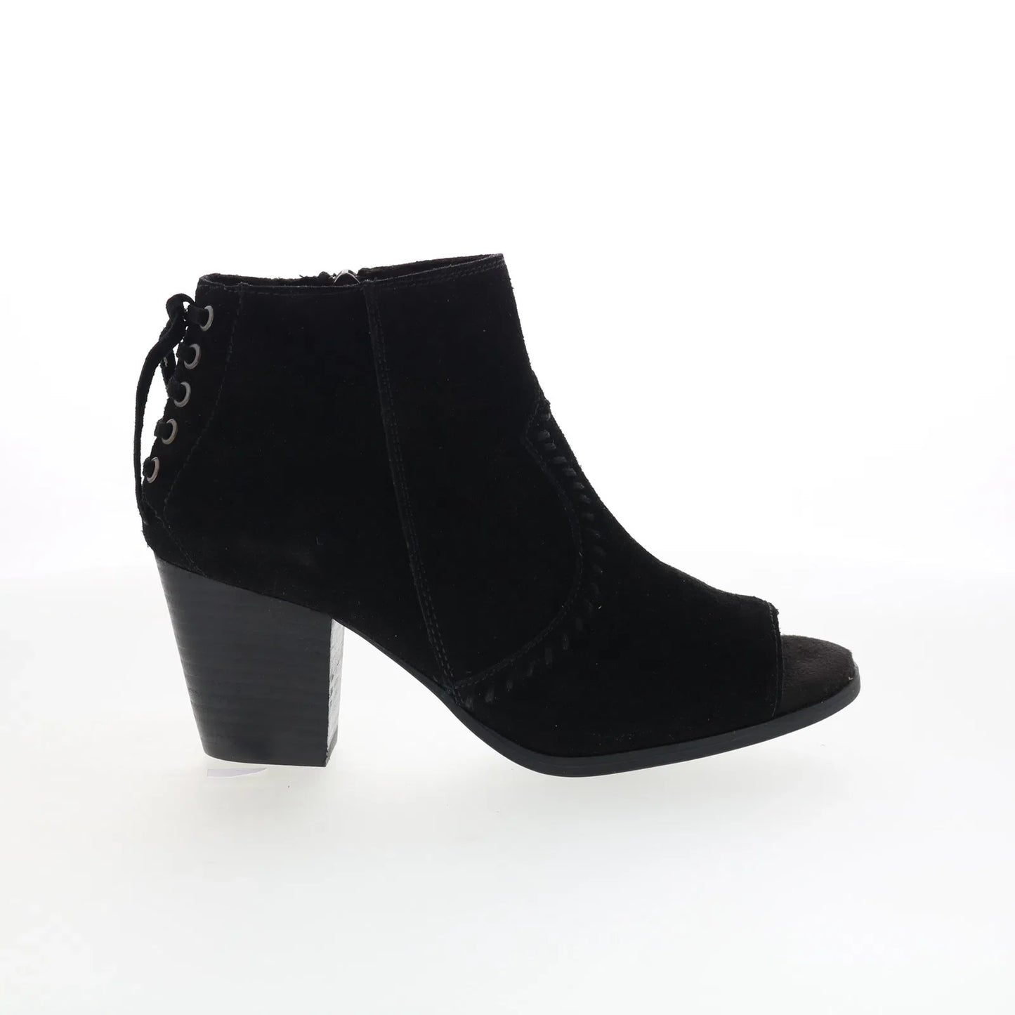 Minnetonka Melanie Bootie 81000 Womens Black Suede Ankle & Booties Boots