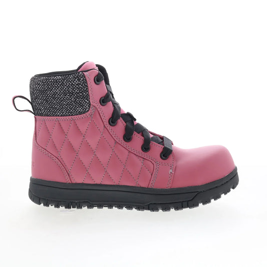 Avenger Metro Composite Toe Electrical Hazard Womens Pink Wide Work Boots