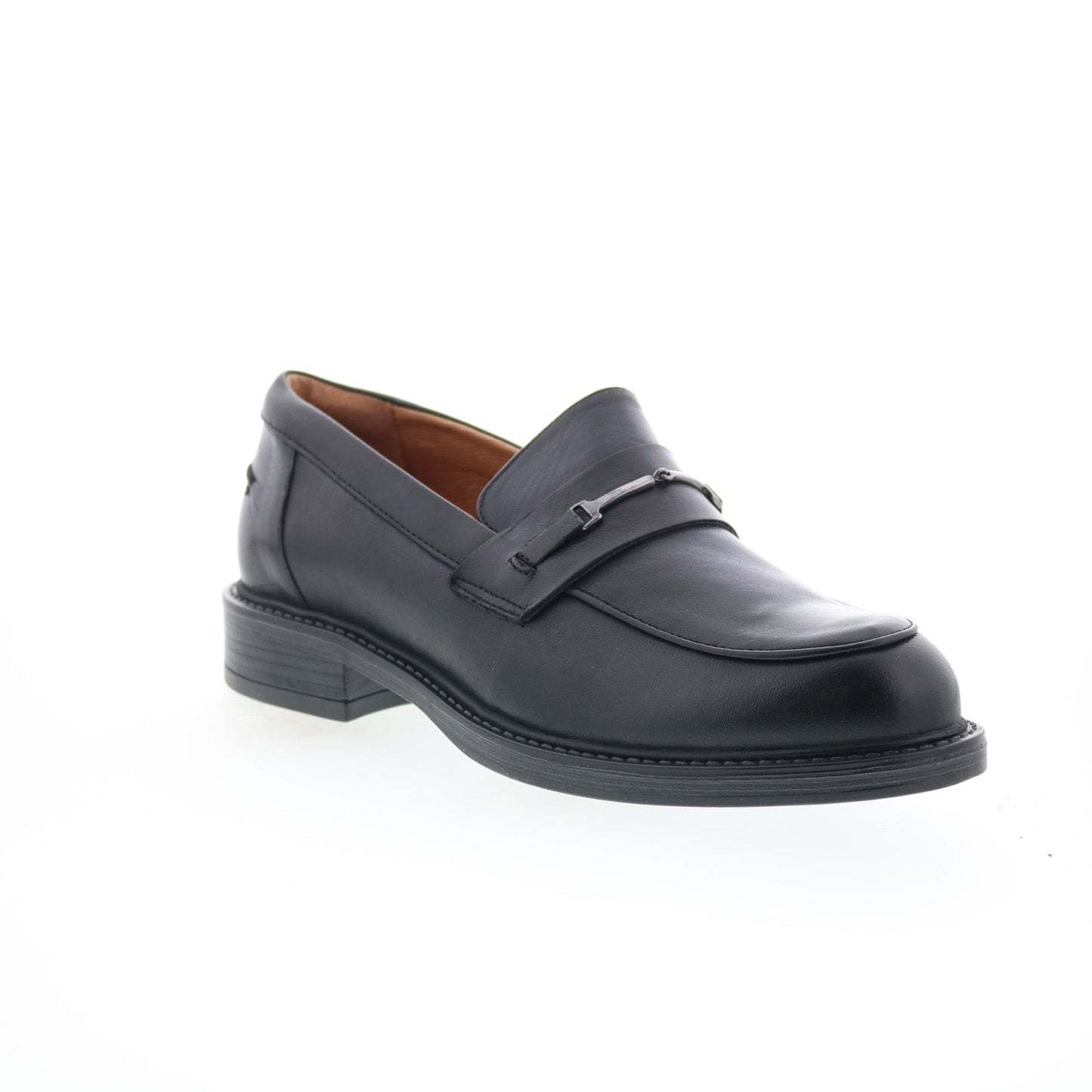 Miz Mooz Monnie Womens Black Leather Loafers & Slip Ons Casual Shoes