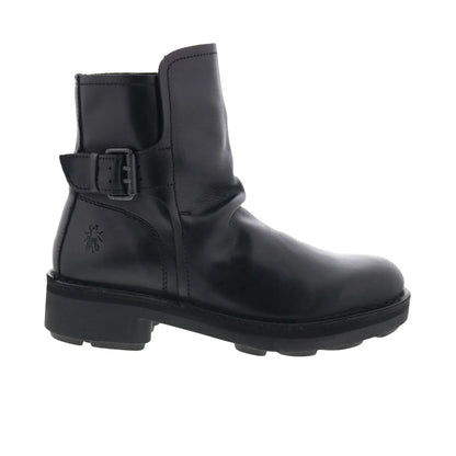 Fly London Nafe NAFE142FLY-002 Womens Black Leather Casual Dress Boots