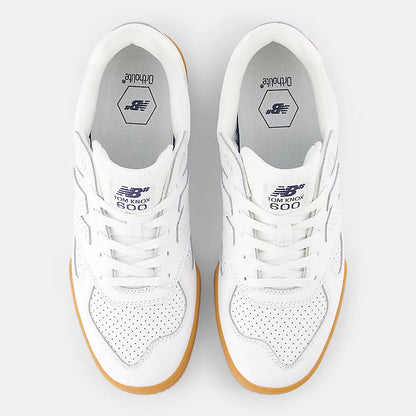 New Balance Numeric 600 Tom Knox White Gum Shoes