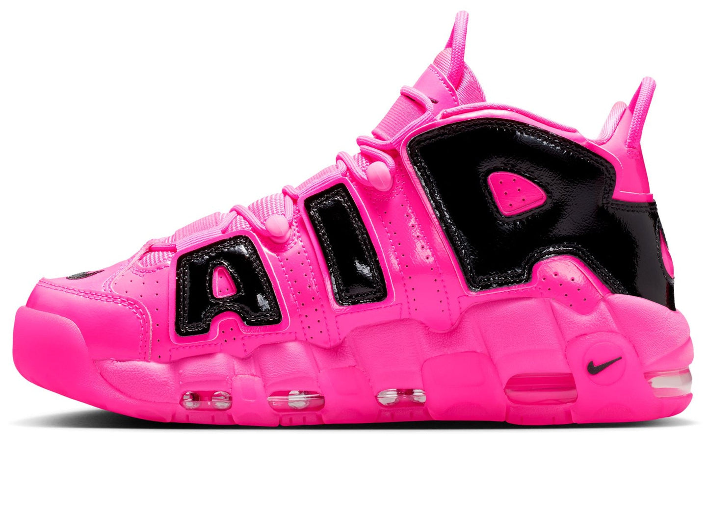 Women's Nike Air More Uptempo SE in Pink Blast / Black