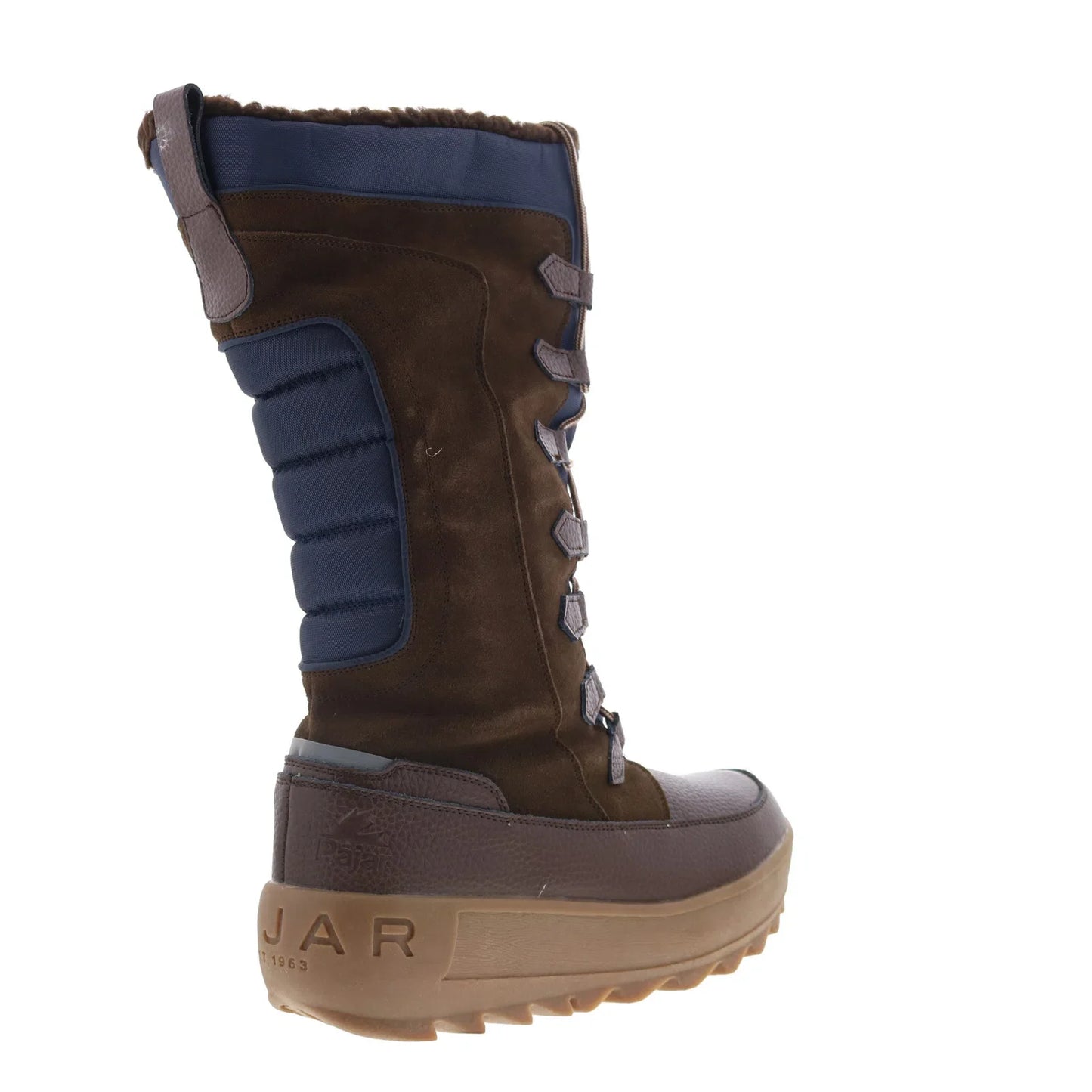 Pajar Paige 44499 Womens Brown Leather Zipper Mid Calf Boots