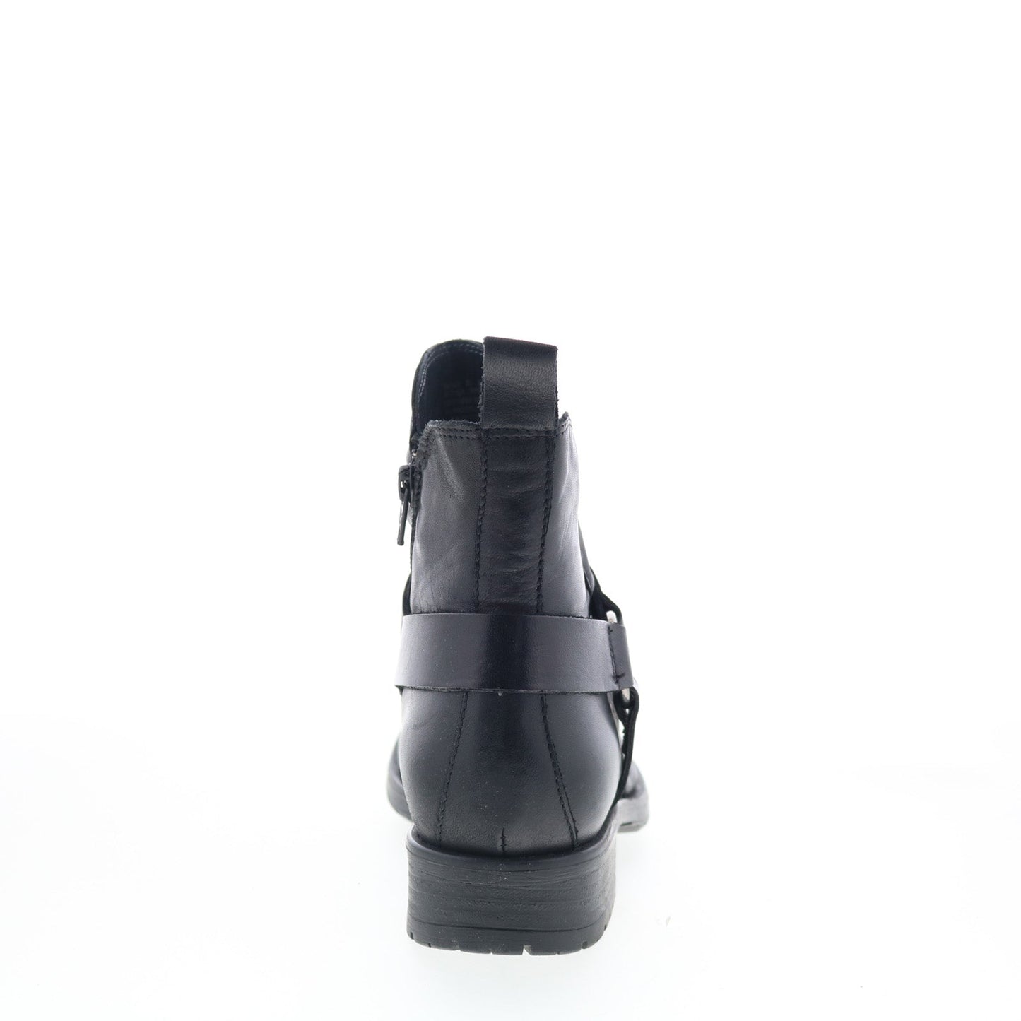 Miz Mooz Paolo Womens Black Leather Zipper Ankle & Booties Boots
