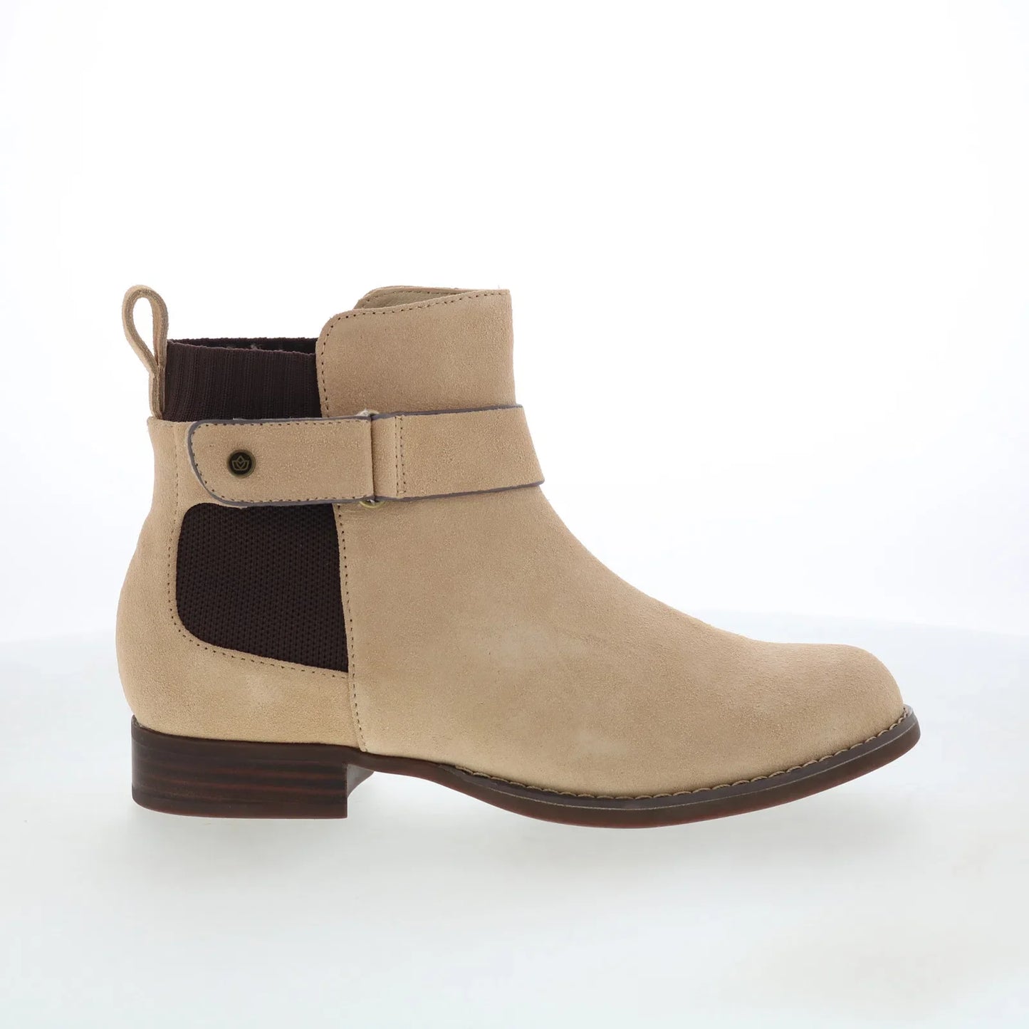 Spenco Park Avenue Boot SP1096WHE Womens Brown Wide Ankle & Booties Boots