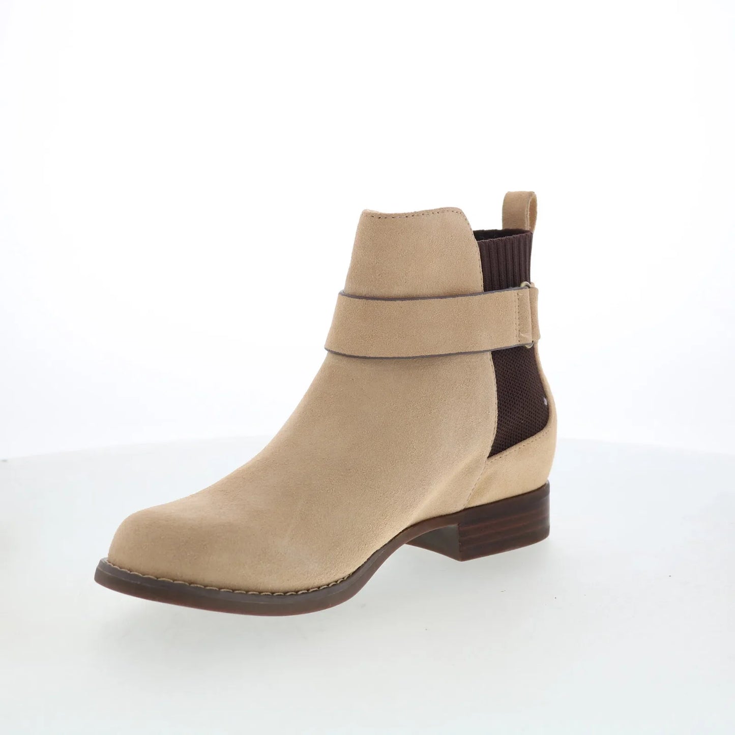 Spenco Park Avenue Boot SP1096WHE Womens Brown Wide Ankle & Booties Boots