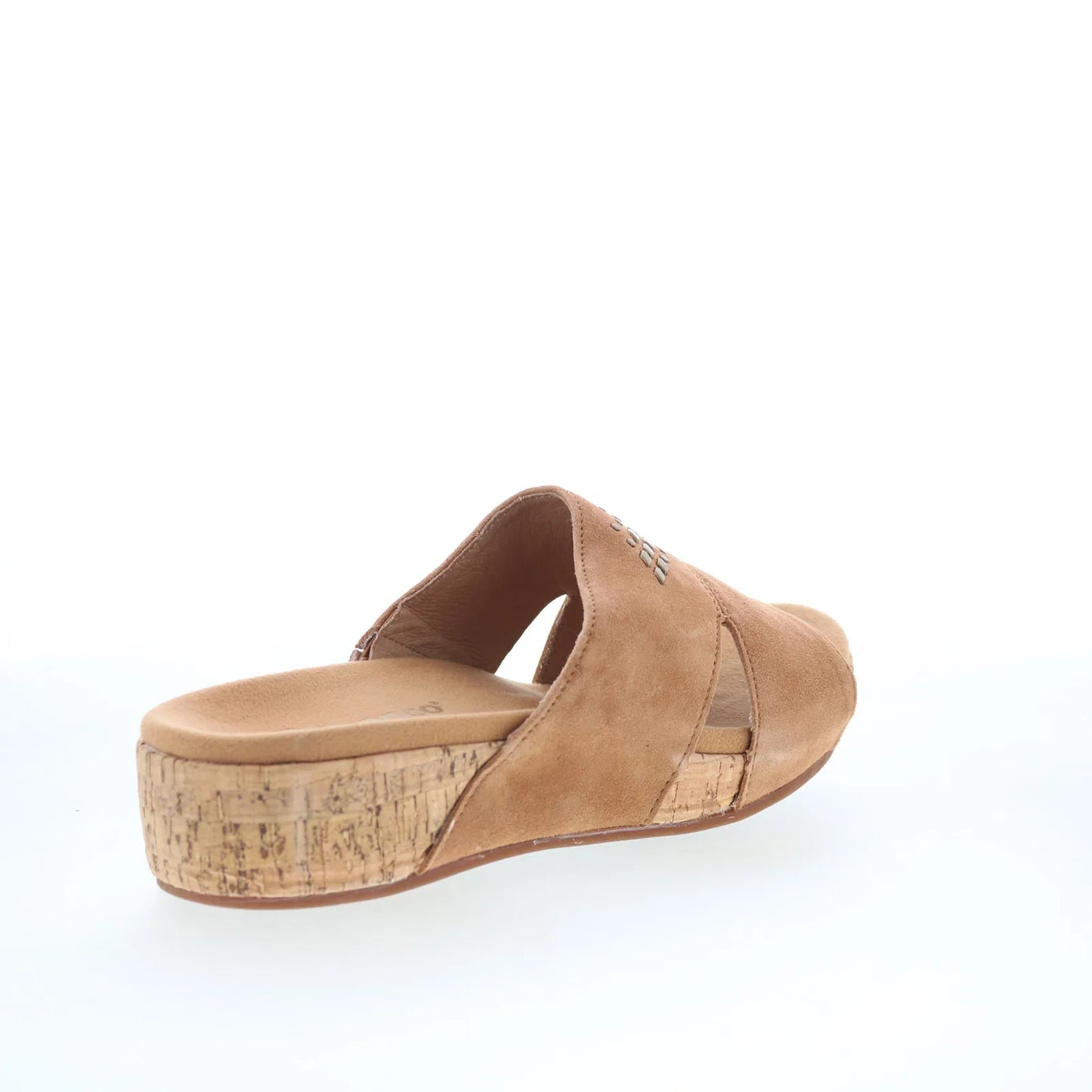 Spenco Passport Wedge SP1158SAD Womens Brown Wide Slides Sandals Shoes