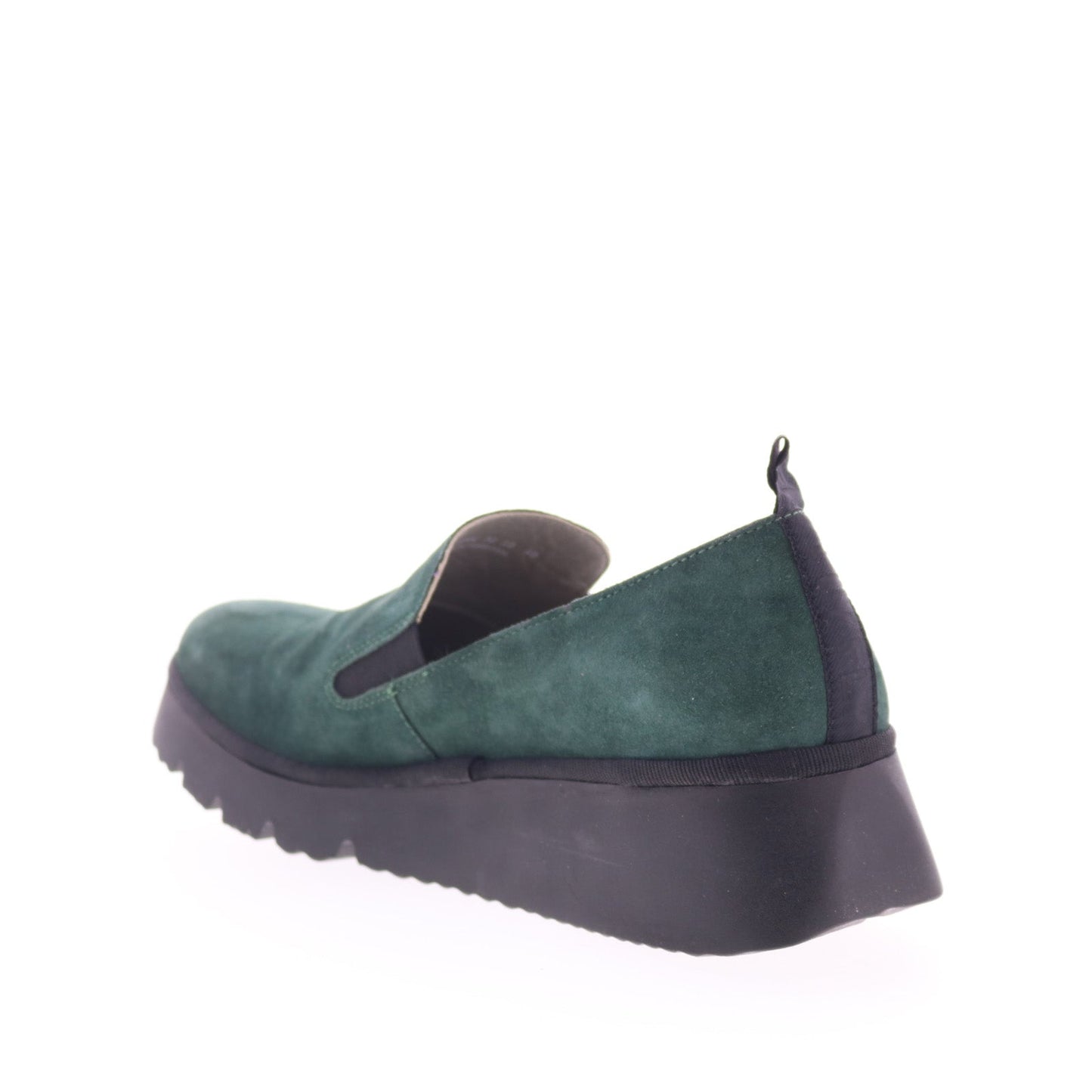 Fly London Pece PECE406FLY-002 Womens Green Loafers & Slip Ons Casual Shoes