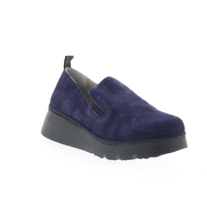 Fly London Pece PECE406FLY-004 Womens Blue Casual Loafers & Slip Ons Shoes