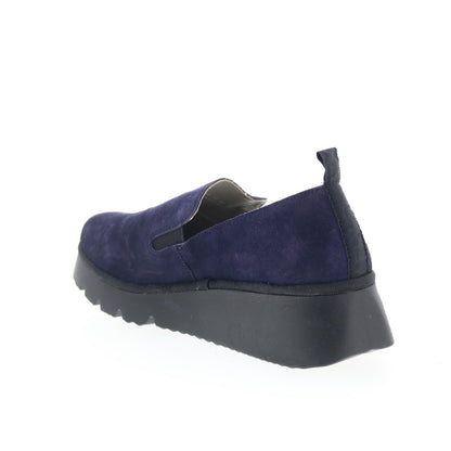 Fly London Pece PECE406FLY-004 Womens Blue Casual Loafers & Slip Ons Shoes