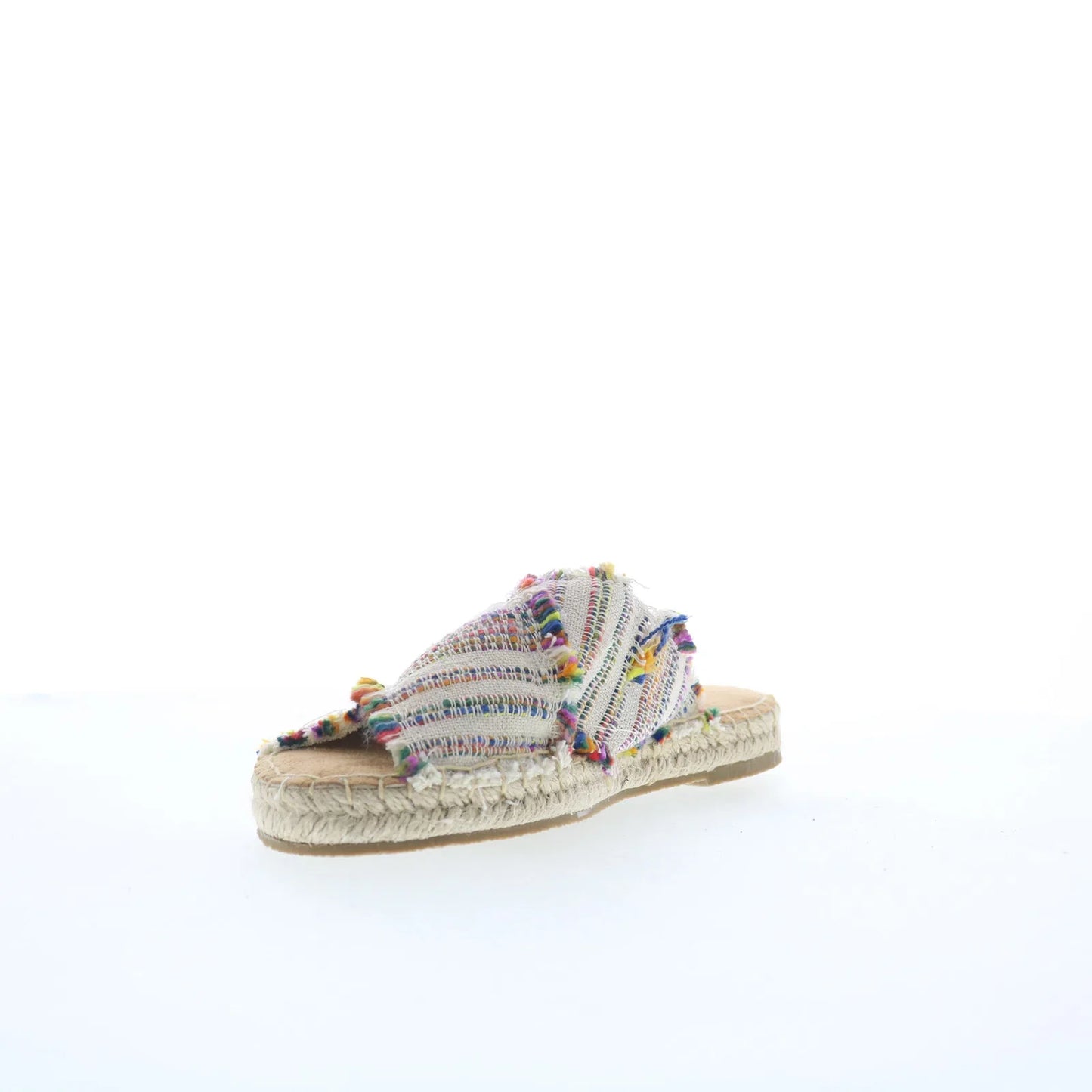 Minnetonka Pepper 518958 Womens Beige Synthetic Slip On Slides Sandals Shoes