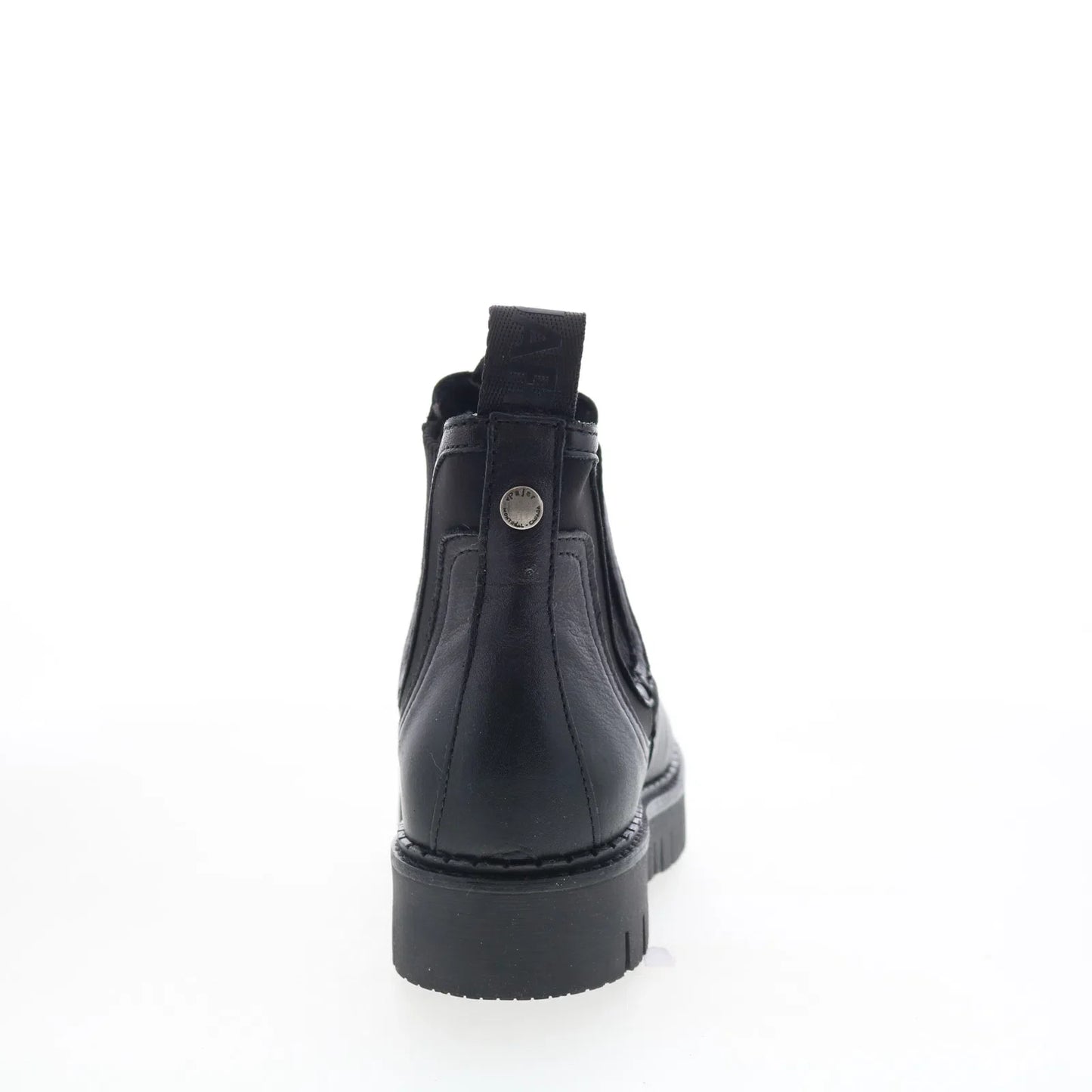 Pajar Prian 79884 Womens Black Leather Slip On Ankle & Booties Boots