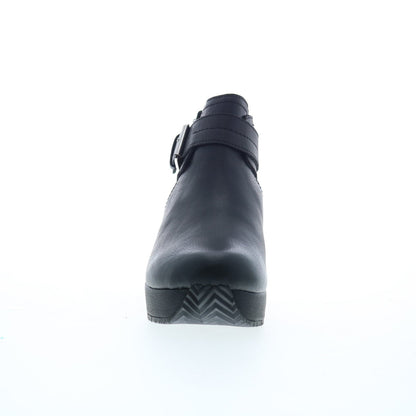 Volatile Flagstaff PV306 Womens Black Leather Zipper Ankle & Booties Boots