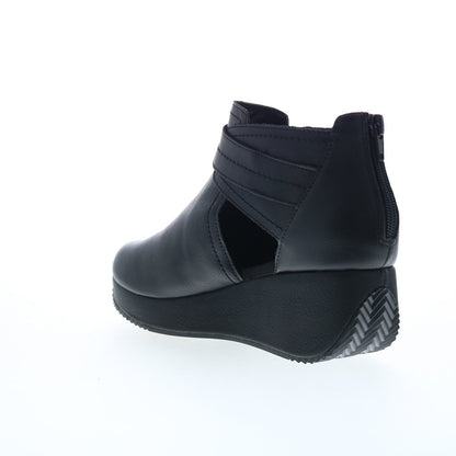 Volatile Flagstaff PV306 Womens Black Leather Zipper Ankle & Booties Boots