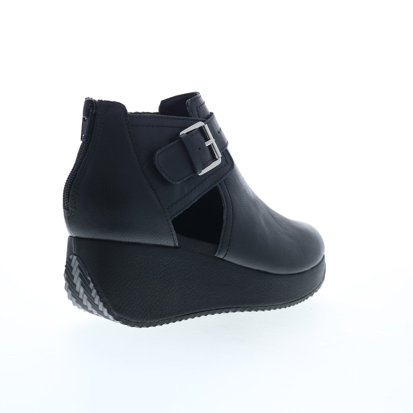 Volatile Flagstaff PV306 Womens Black Leather Zipper Ankle & Booties Boots