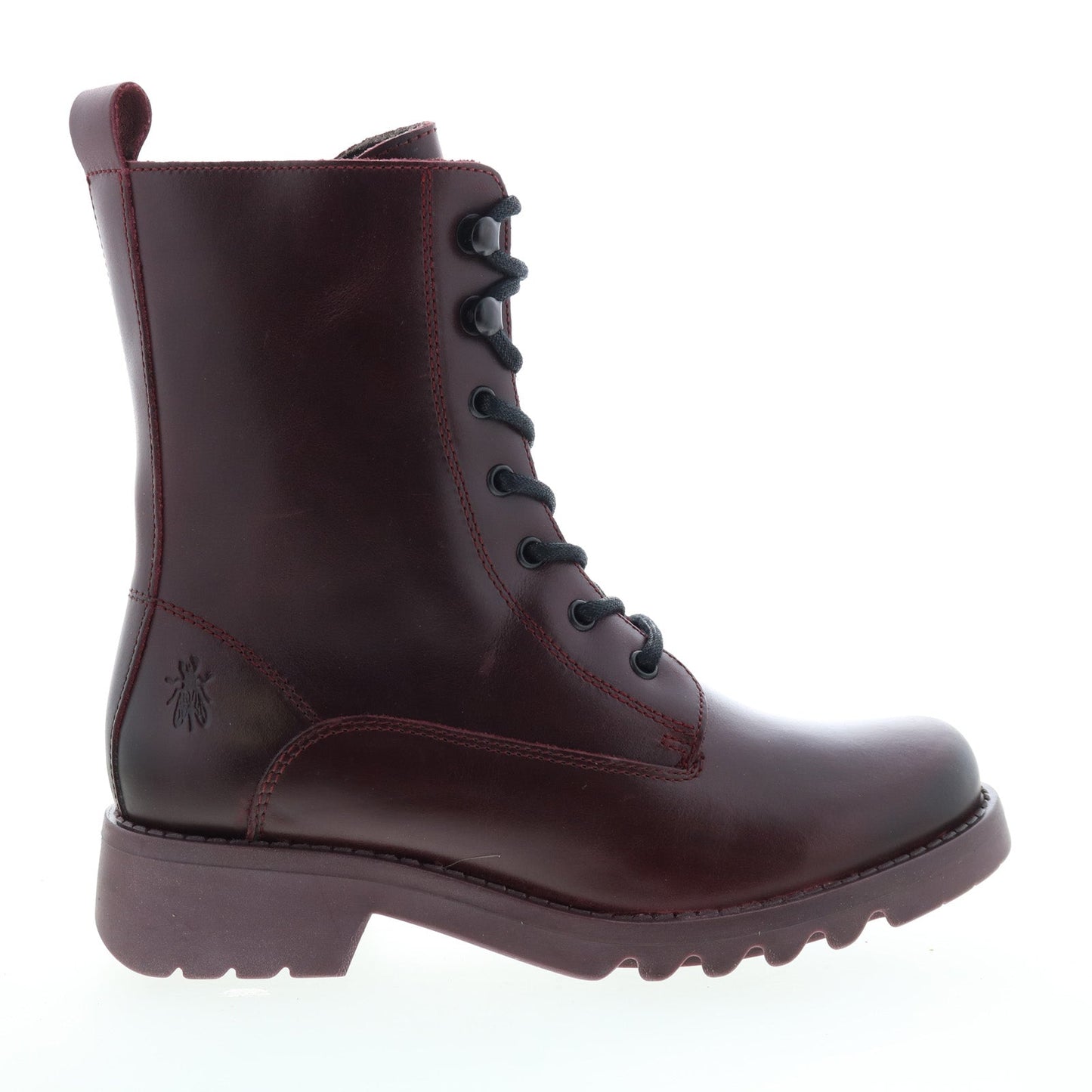 Fly London Reid REID893FLY-001 Womens Burgundy Leather Casual Dress Boots
