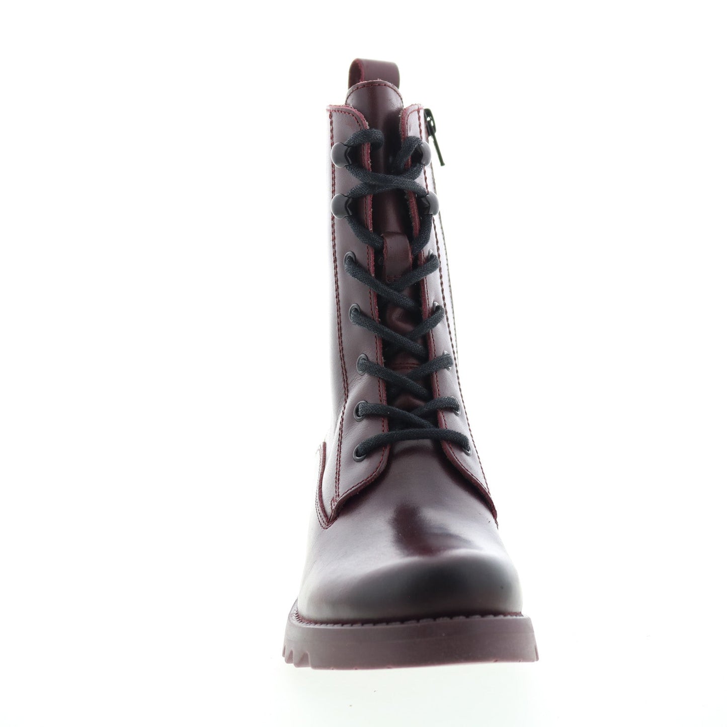 Fly London Reid REID893FLY-001 Womens Burgundy Leather Casual Dress Boots