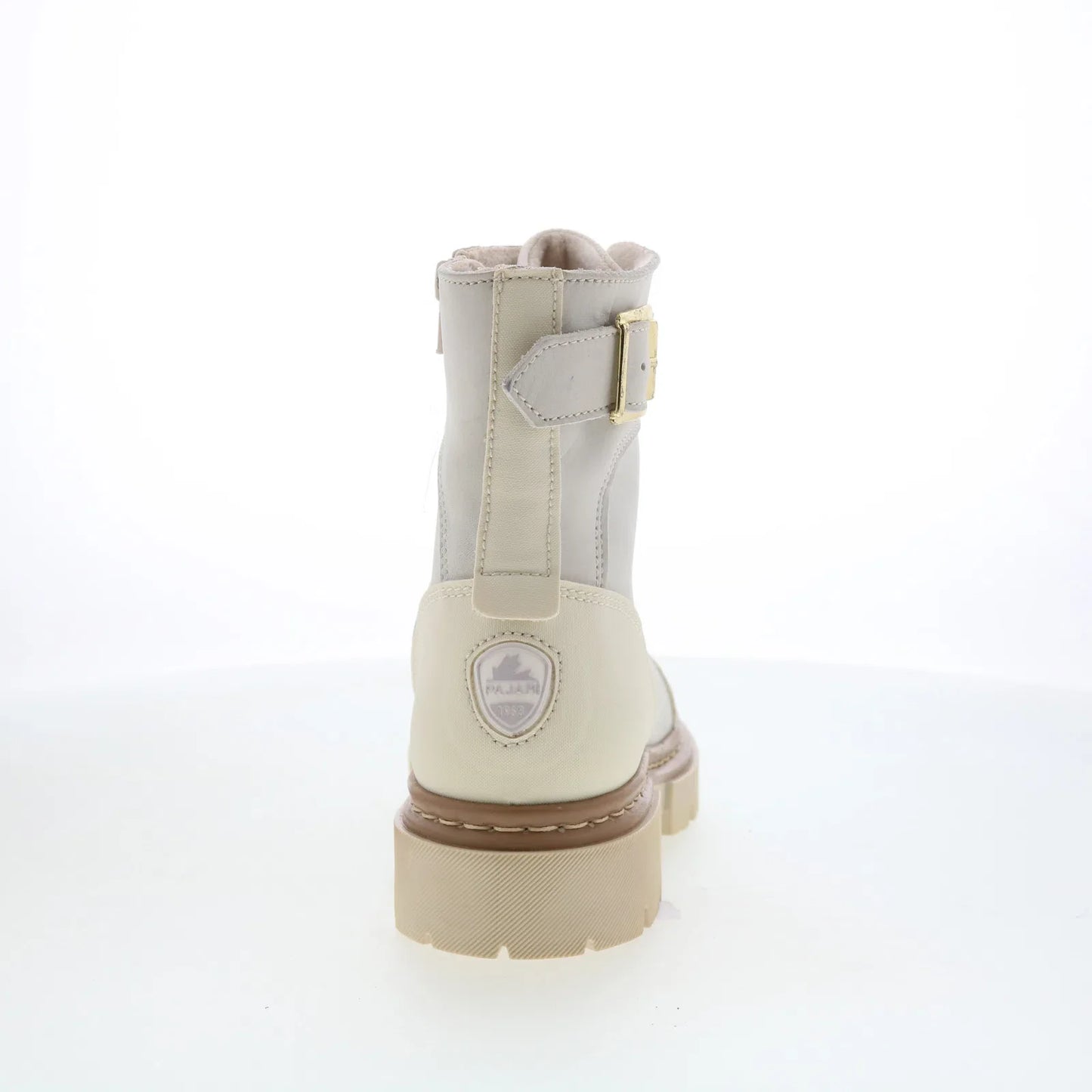 Pajar Remie PDPAB00596.01 Womens Beige Leather Lace Up Casual Dress Boots
