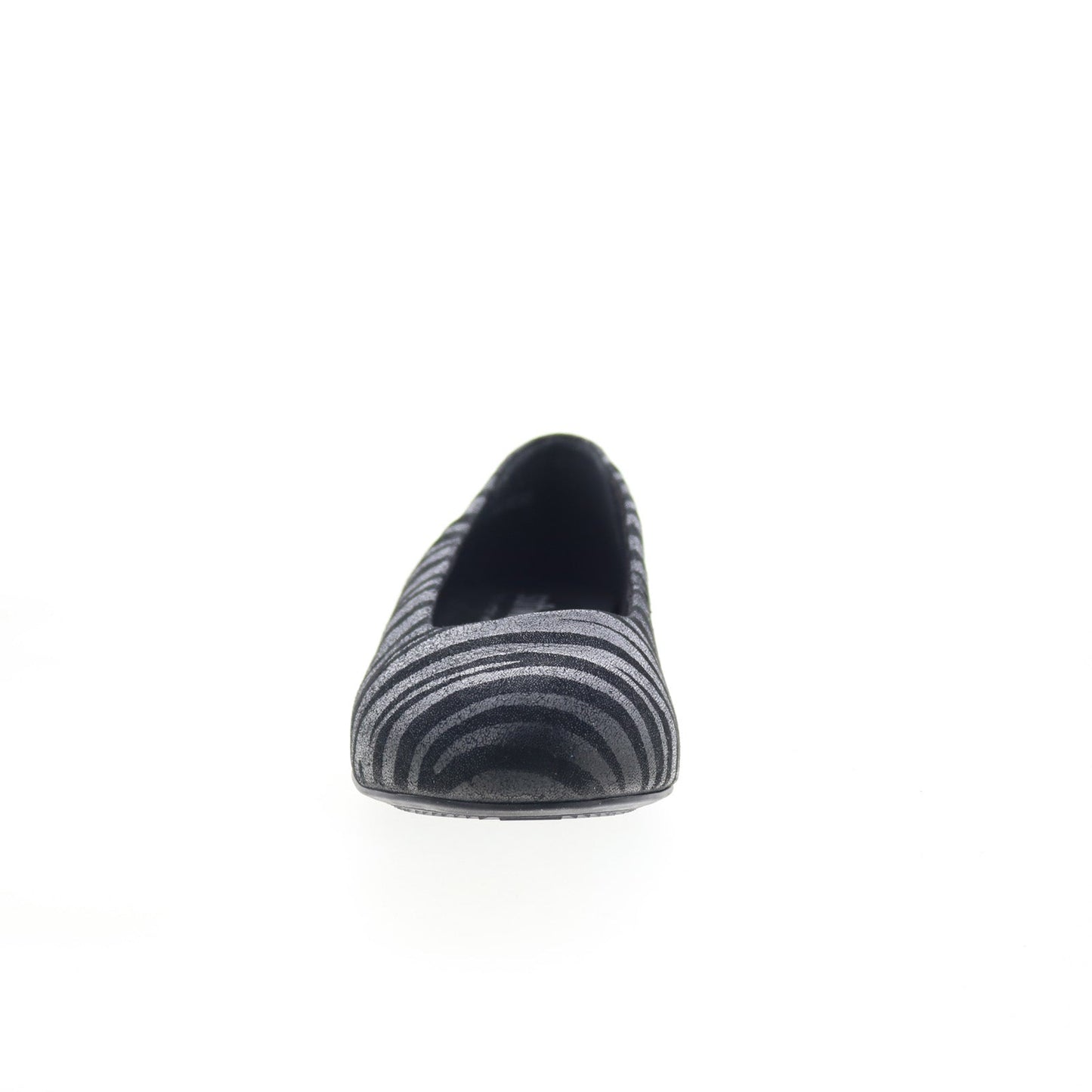 Softwalk Sonoma S1862-941 Womens Black Leather Slip On Ballet Flats Shoes
