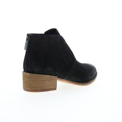 Softwalk Tilden S2060-004 Womens Black Nubuck Ankle & Booties Boots
