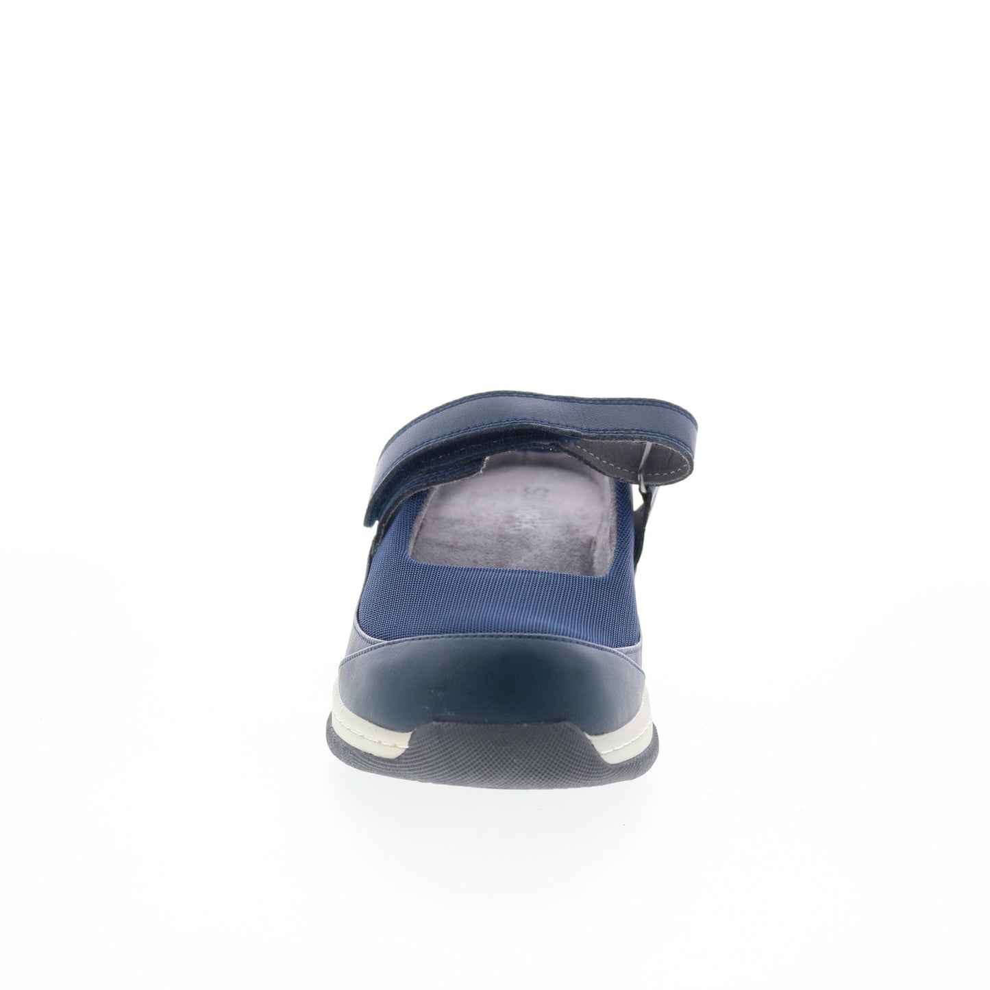 SoftWalk Arcadia S2200-400 Womens Blue Narrow Leather Clog Flats Shoes