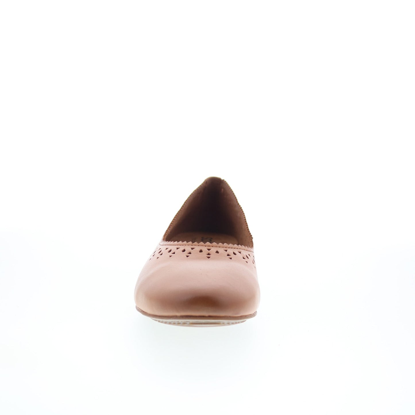 SoftWalk Selma S2228-253 Womens Brown Leather Slip On Ballet Flats Shoes