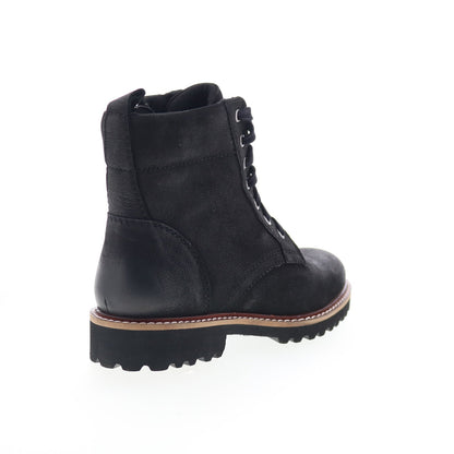 SoftWalk Icara S2310-001 Womens Black Leather Zipper Casual Dress Boots