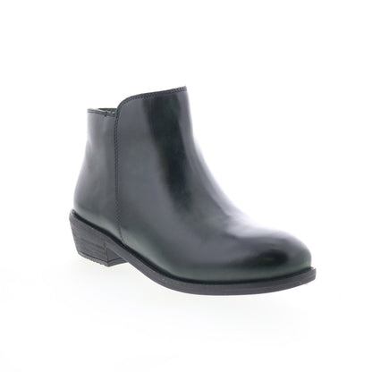 SoftWalk Rocklin 2.0 S2364-380 Womens Green Leather Ankle & Booties Boots
