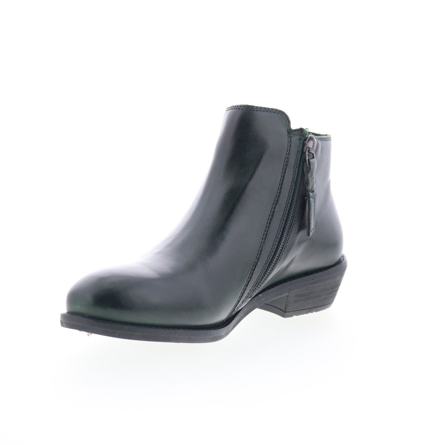 SoftWalk Rocklin 2.0 S2364-380 Womens Green Leather Ankle & Booties Boots