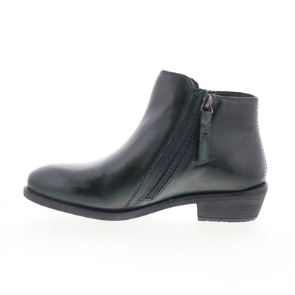 SoftWalk Rocklin 2.0 S2364-380 Womens Green Leather Ankle & Booties Boots
