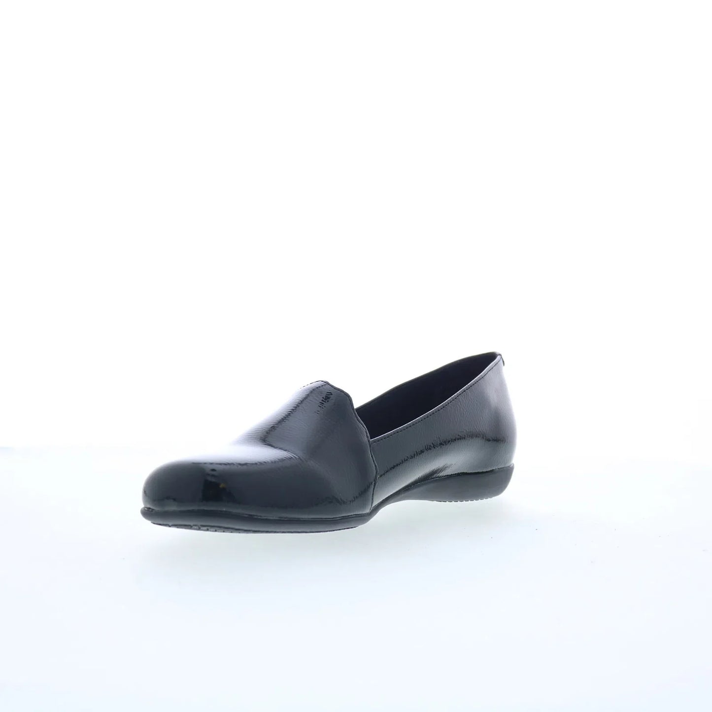 Trotters Sage T2236-005 Womens Black Patent Leather Loafer Flats Shoes