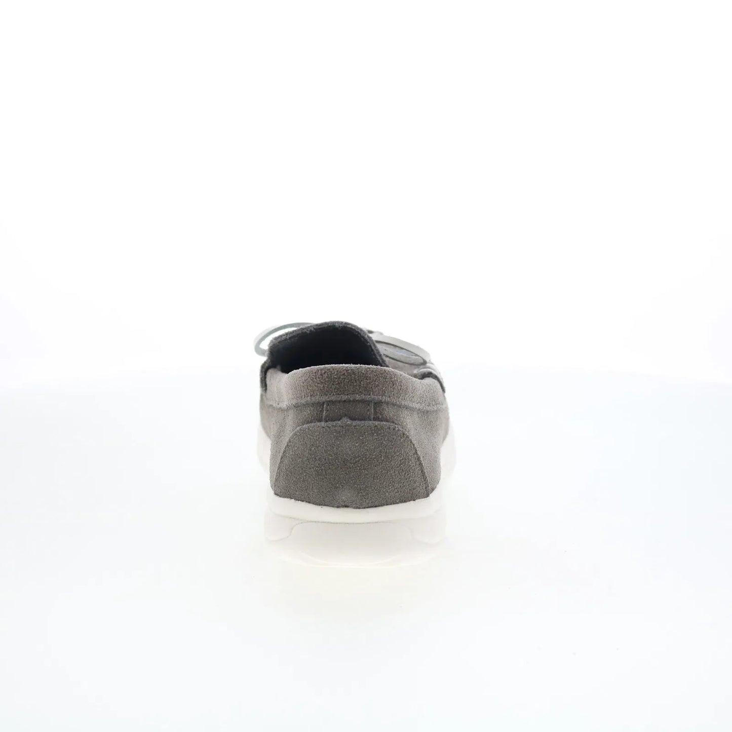 Minnetonka Scout 61027 Womens Gray Suede Slip On Loafer Flats Shoes