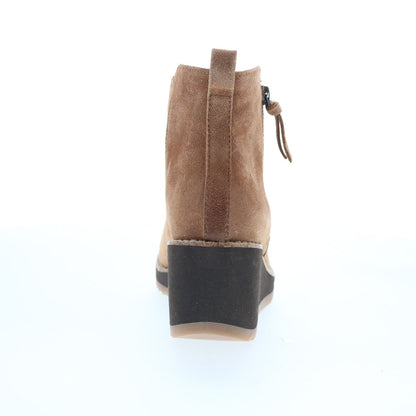 Sofft Emeline SF00871 Womens Brown Suede Zipper Ankle & Booties Boots