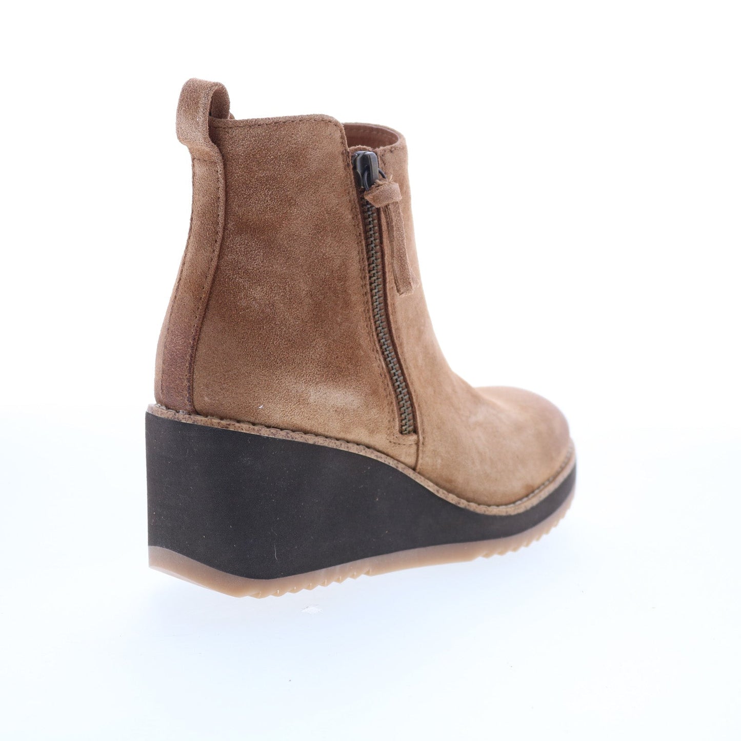 Sofft Emeline SF00871 Womens Brown Suede Zipper Ankle & Booties Boots