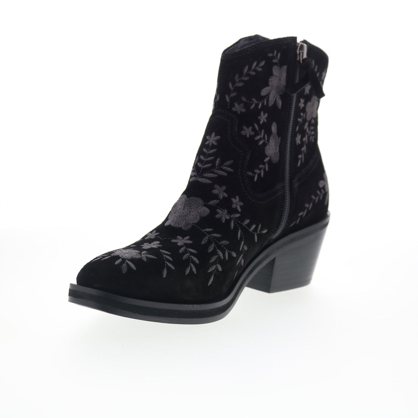 Sofft Sophie SF01022 Womens Black Suede Zipper Ankle & Booties Boots