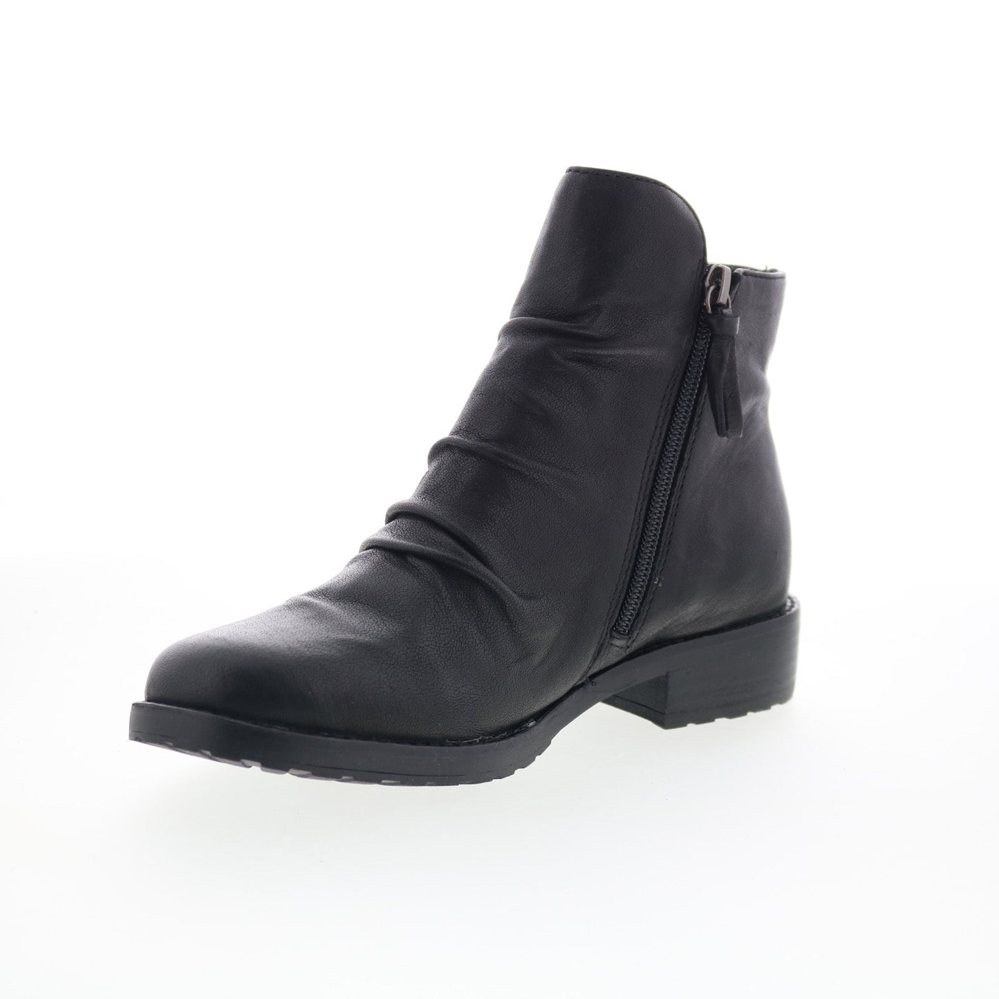 Sofft Beckie II SF01035 Womens Black Leather Zipper Ankle & Booties Boots