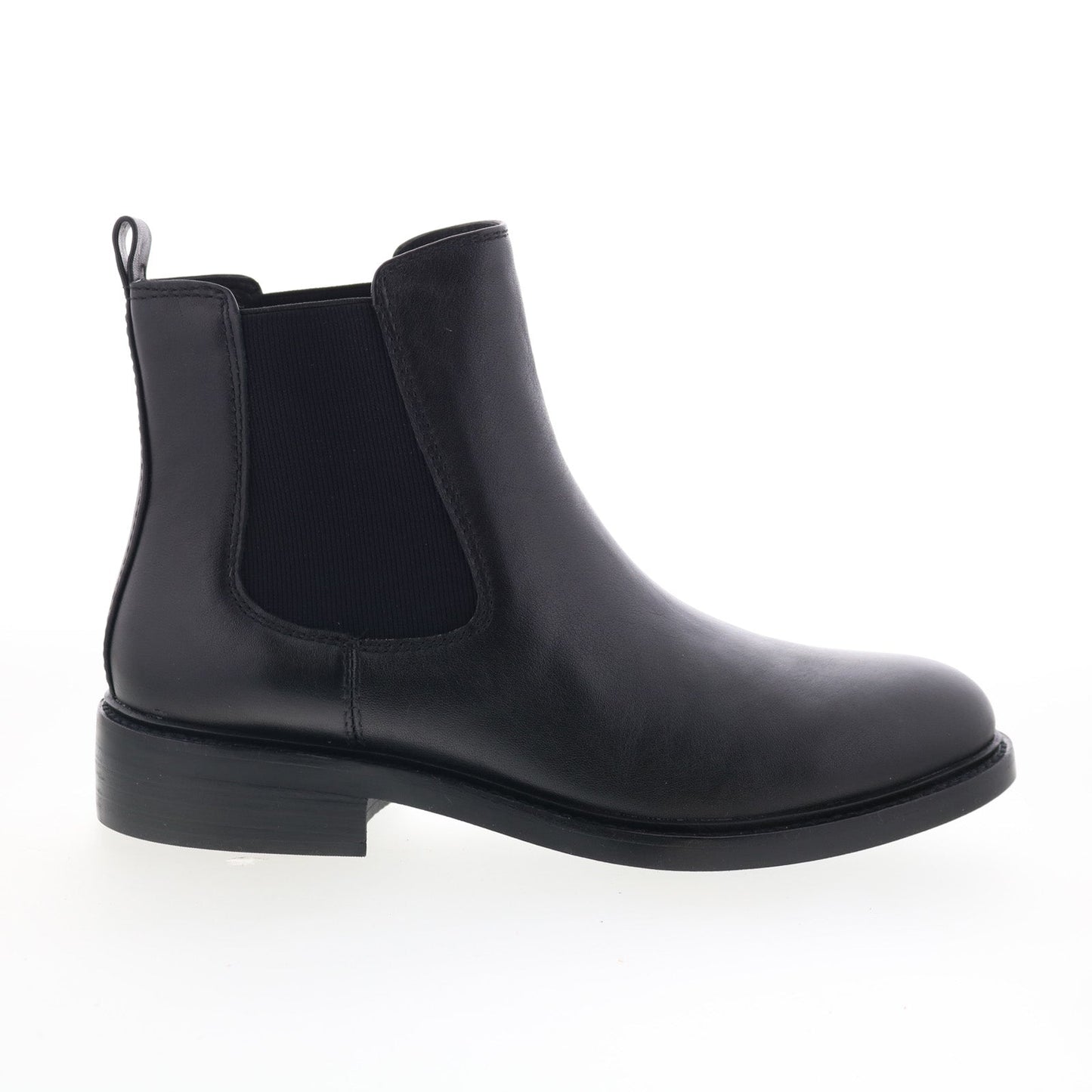 Sofft Pamella SF01044 Womens Black Leather Slip On Ankle & Booties Boots