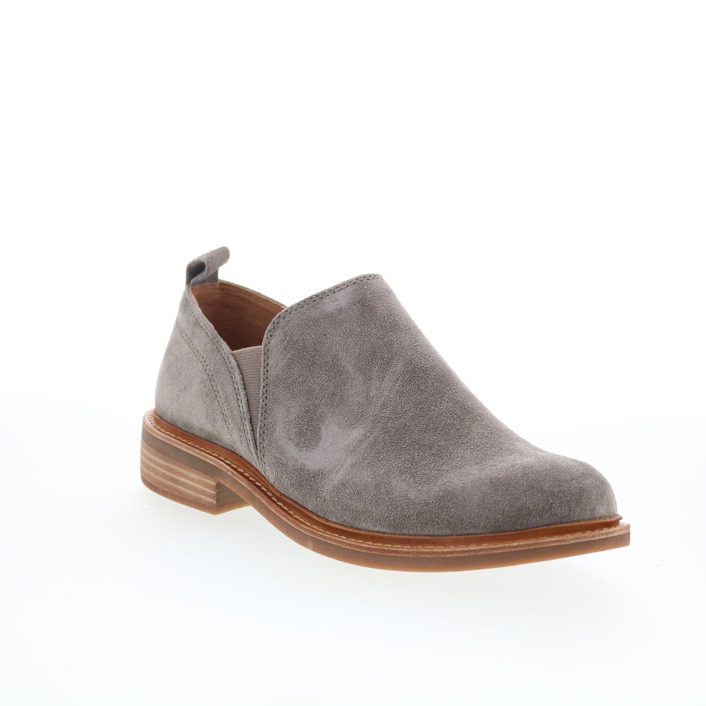 Sofft Naisbury II SF01046 Womens Gray Suede Slip On Loafer Flats Shoes