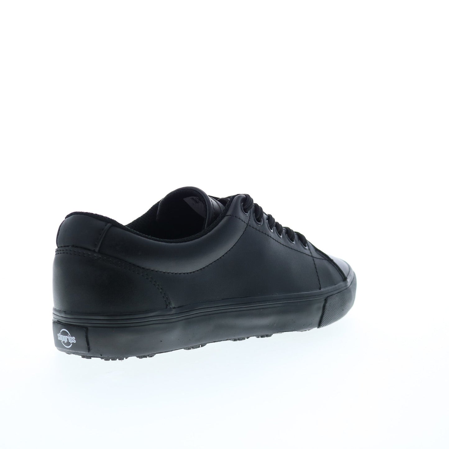 SlipGrips Slip Resistant Shoe Womens Black Wide Athletic Work & Safety Shoes