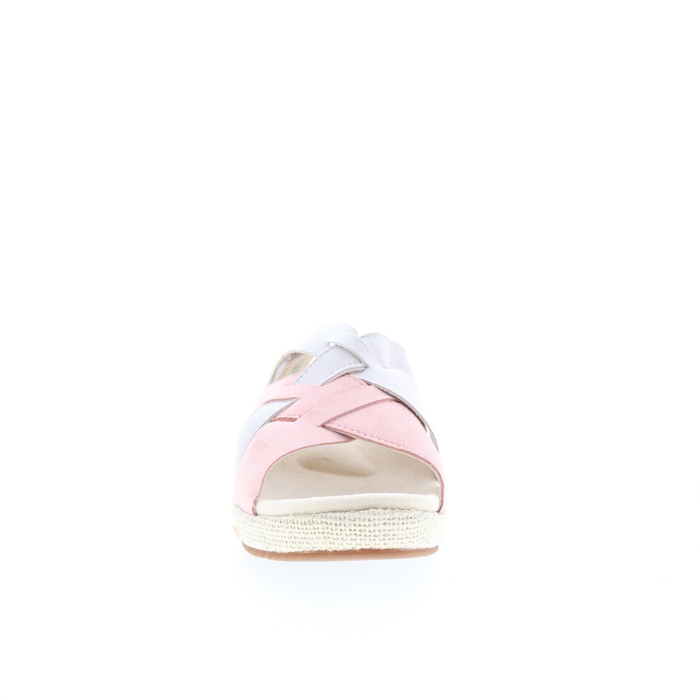 Spenco Memphis SP1011COC Womens Pink Suede Wedges Sandals Shoes