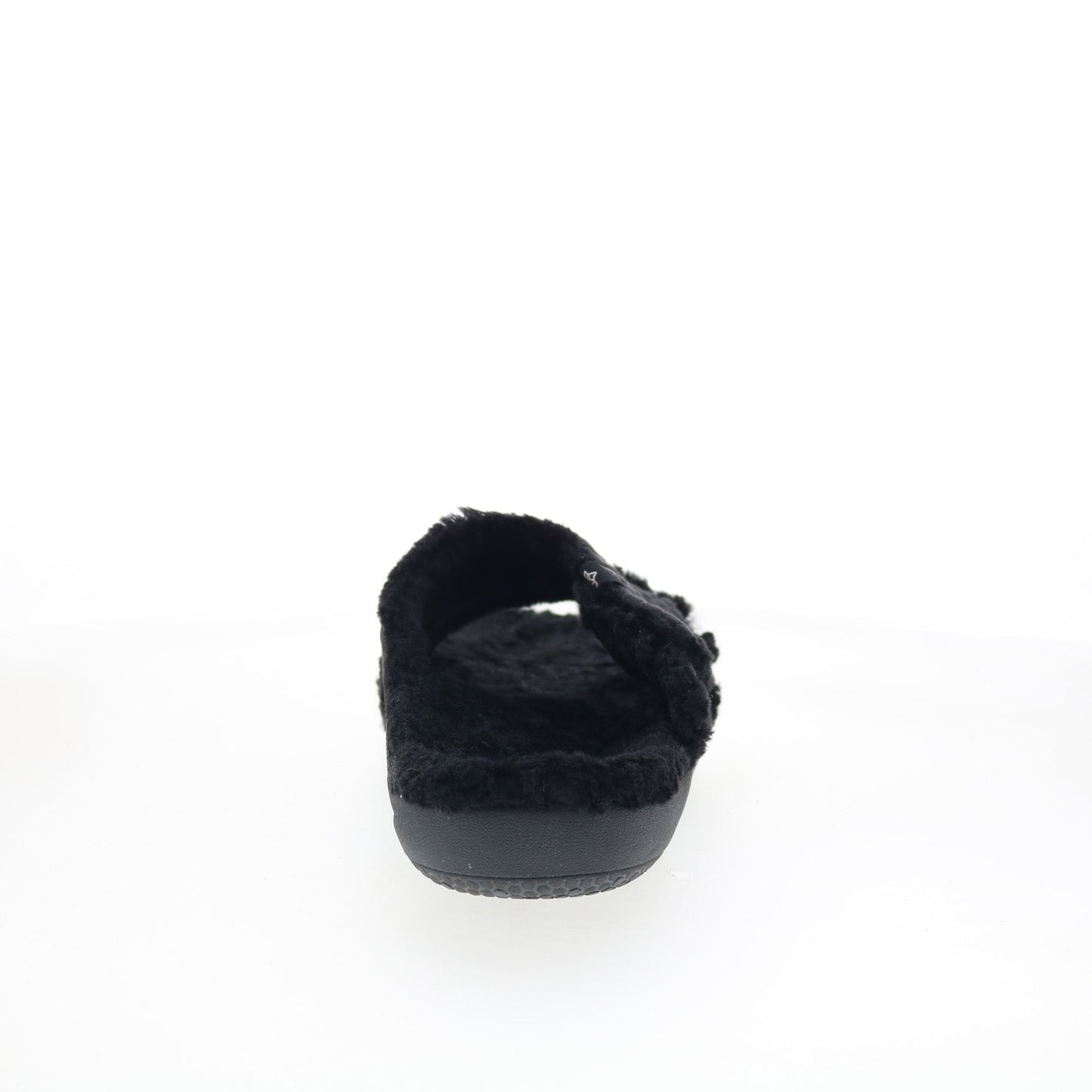 Spenco Janie Slipper SP1113BLK Womens Black Canvas Slides Sandals Shoes