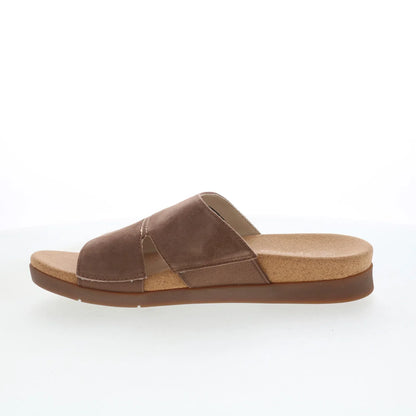 Spenco Sunrise Slide Bison SP1218BIS Womens Brown Slides Sandals Shoes