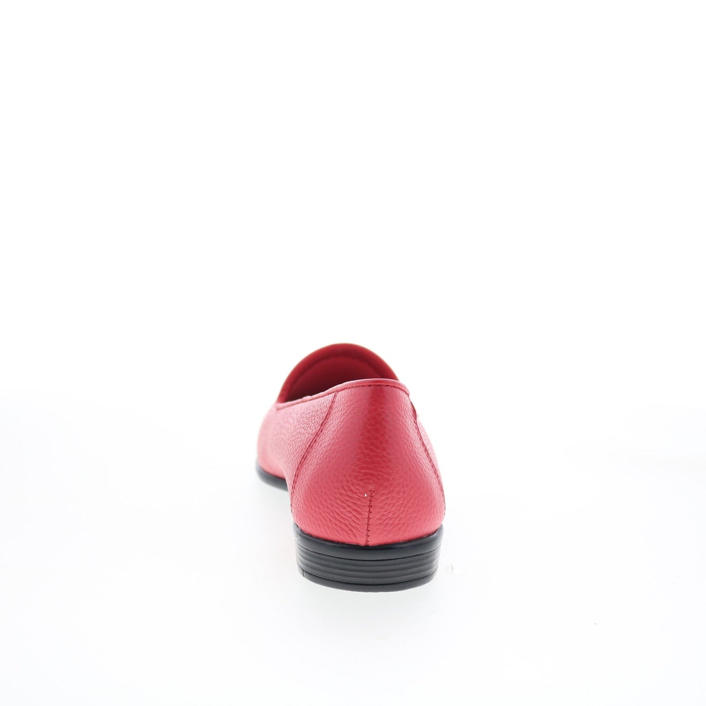 Trotters Liz Tumbled T1807-600 Womens Red Synthetic Loafer Flats Shoes