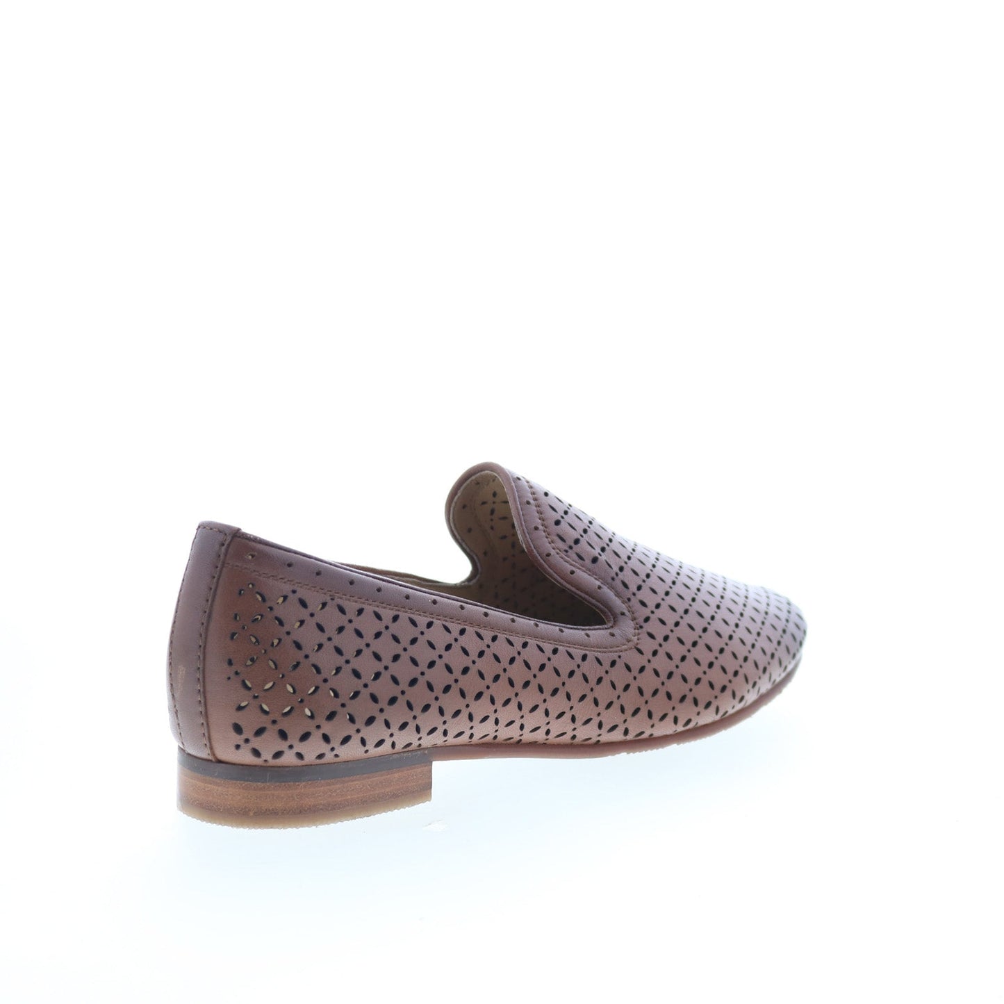 Trotters Ginger T2219-215 Womens Brown Leather Slip On Loafer Flats Shoes