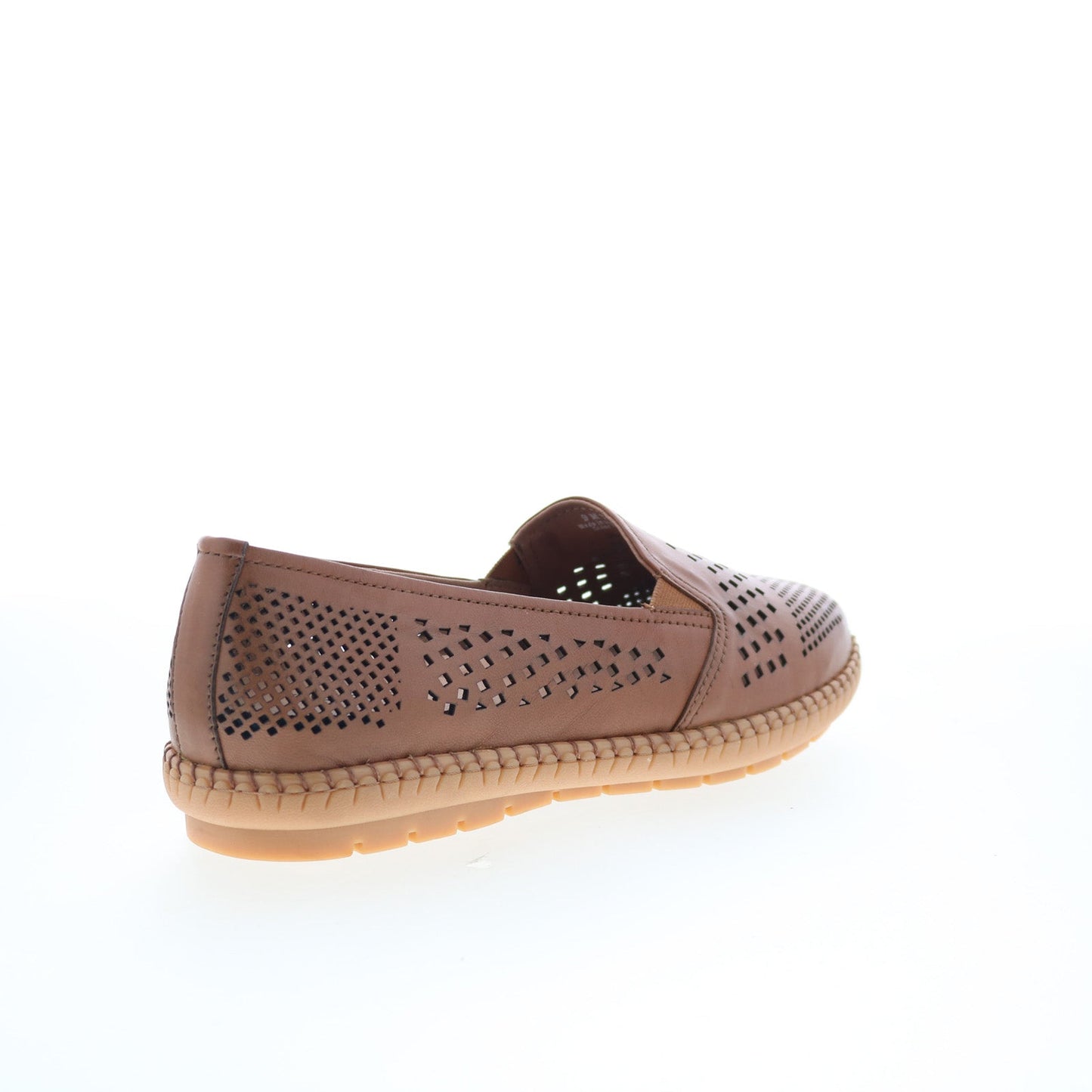 Trotters Royal T2319-215 Womens Brown Leather Slip On Loafer Flats Shoes